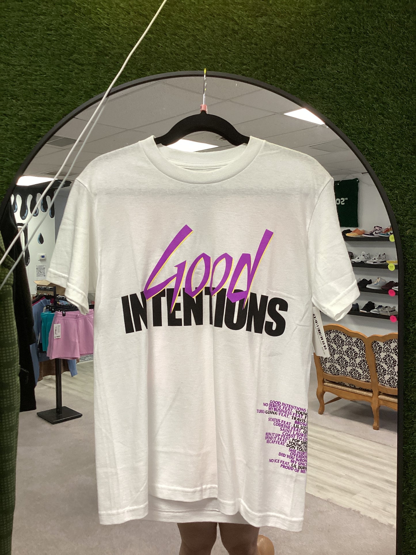 Size Small Vlone Good Intentions Tee New