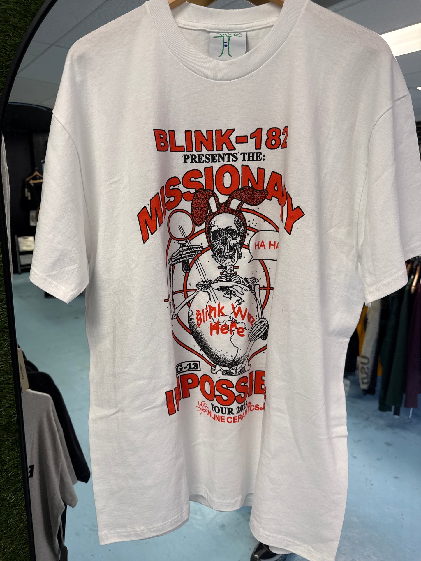 Size XL Blink 182 Concert Tee New
