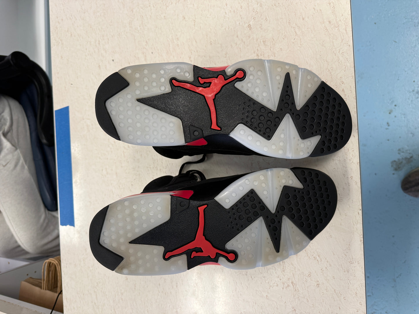 Size11 Jordan 6 Retro Infrared Salesman Pre-Owned/W Box