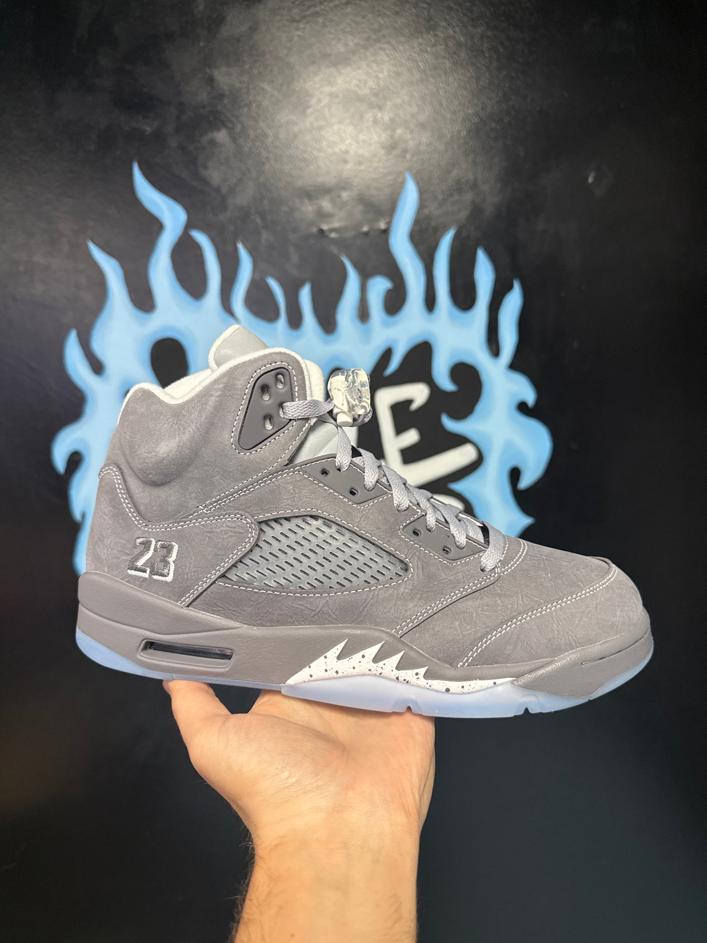 Size11 Jordan 5 Wolf Grey New Og-All
