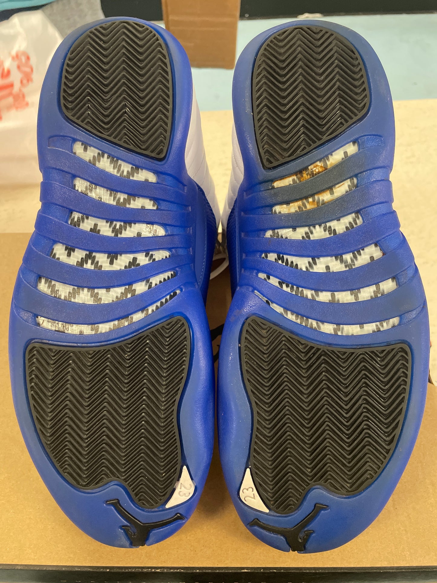Size9.5 Jordan 12 Blueberry Pre Owned/W Box