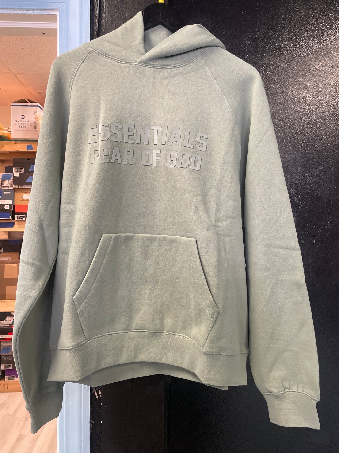 Essentials Sea Foam Hoodie New