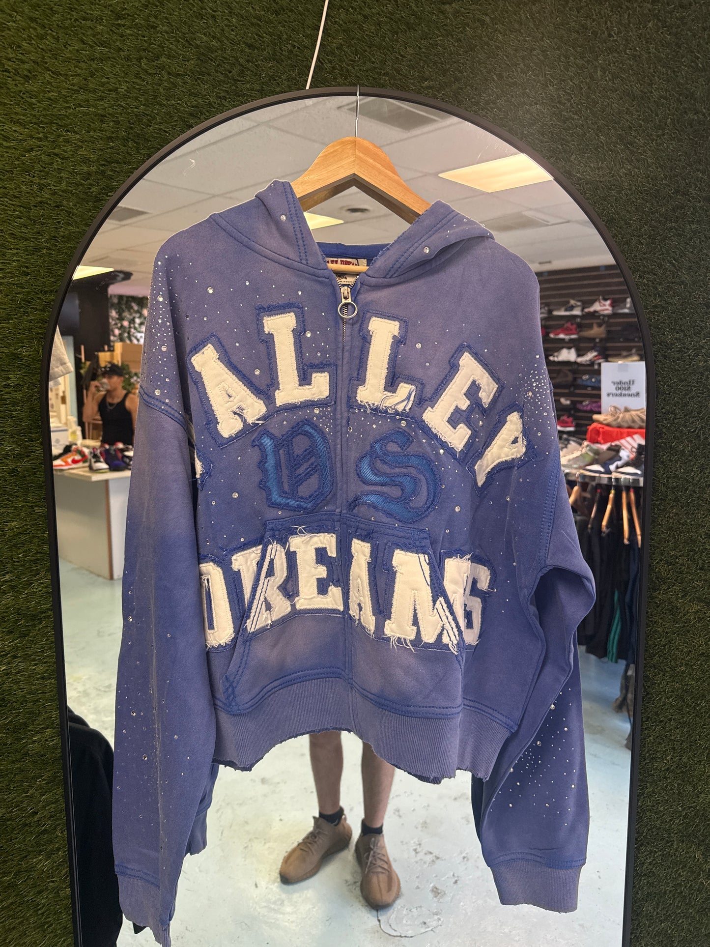 Size XL Valley Dream Sapphire, Blue Hoodie New 