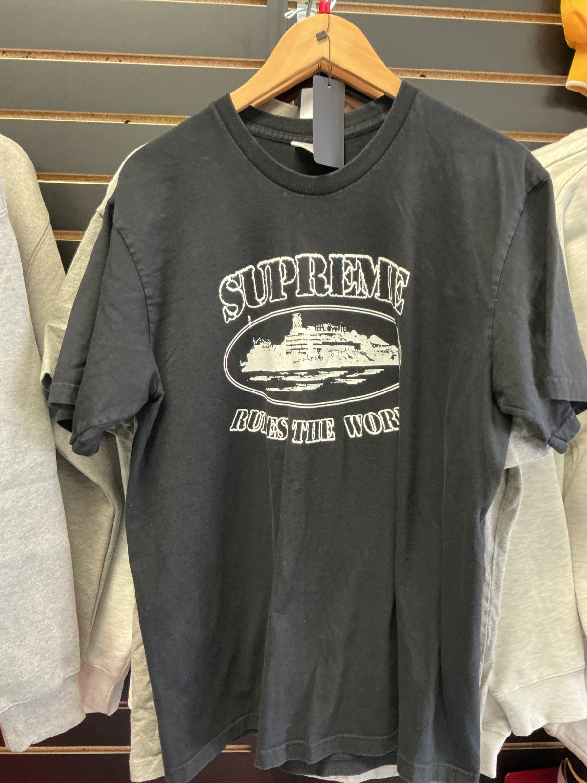 Size Large Supreme x Cortez “Rules The World” Used