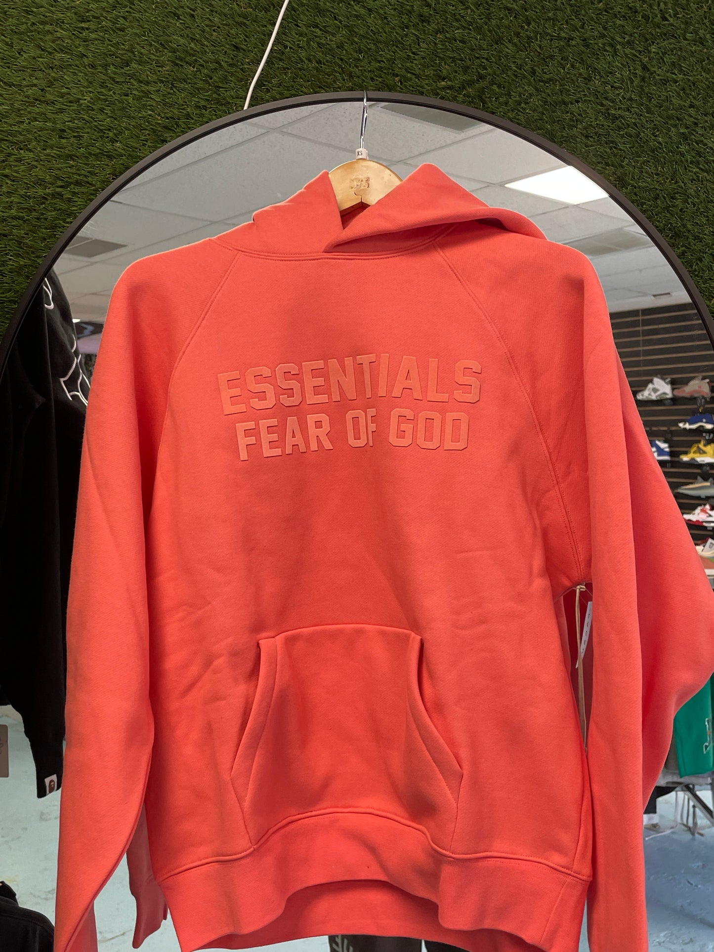 New Essential Hoodie Salmon