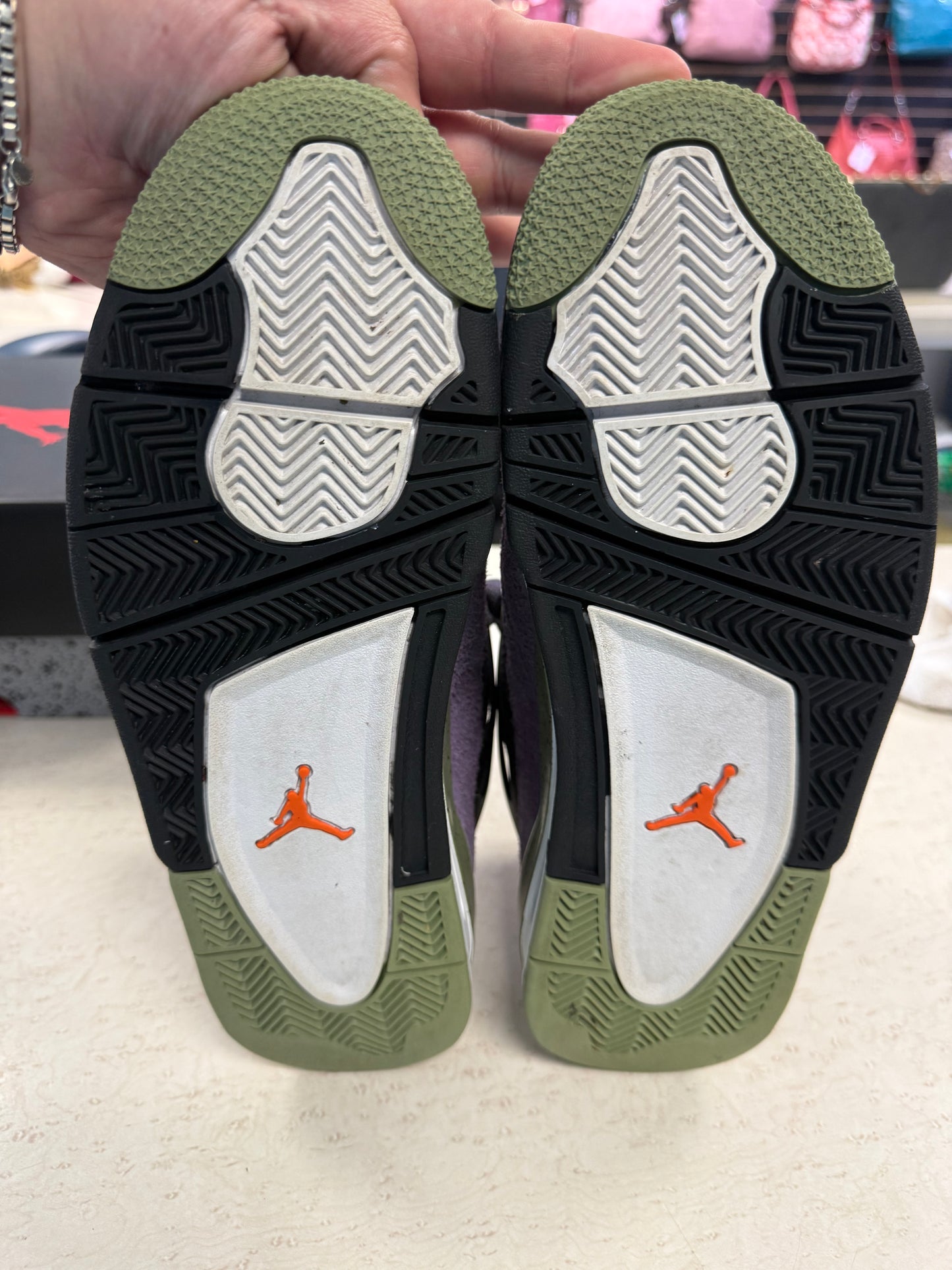 Size10 Purple Canyon Jordan 4s Pre Owned Og All