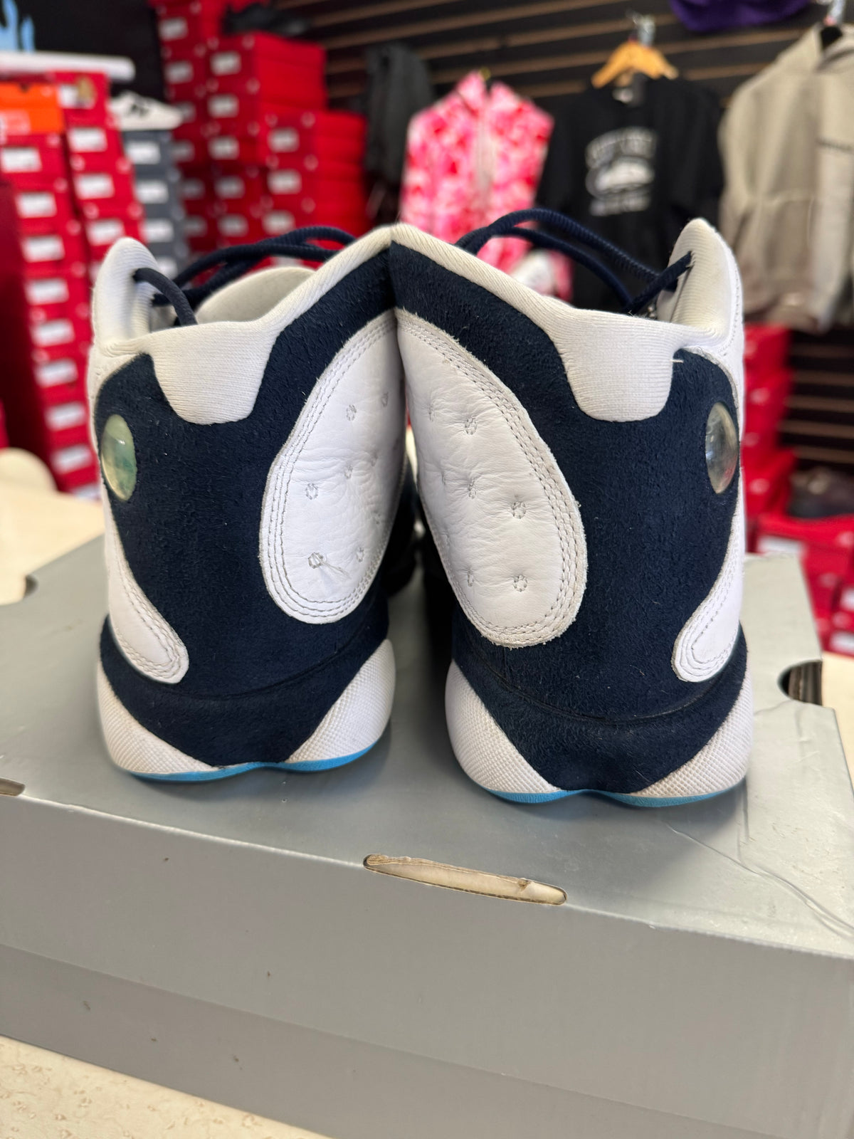 Jordan 13 Retro Obsidian Powder Blue White
