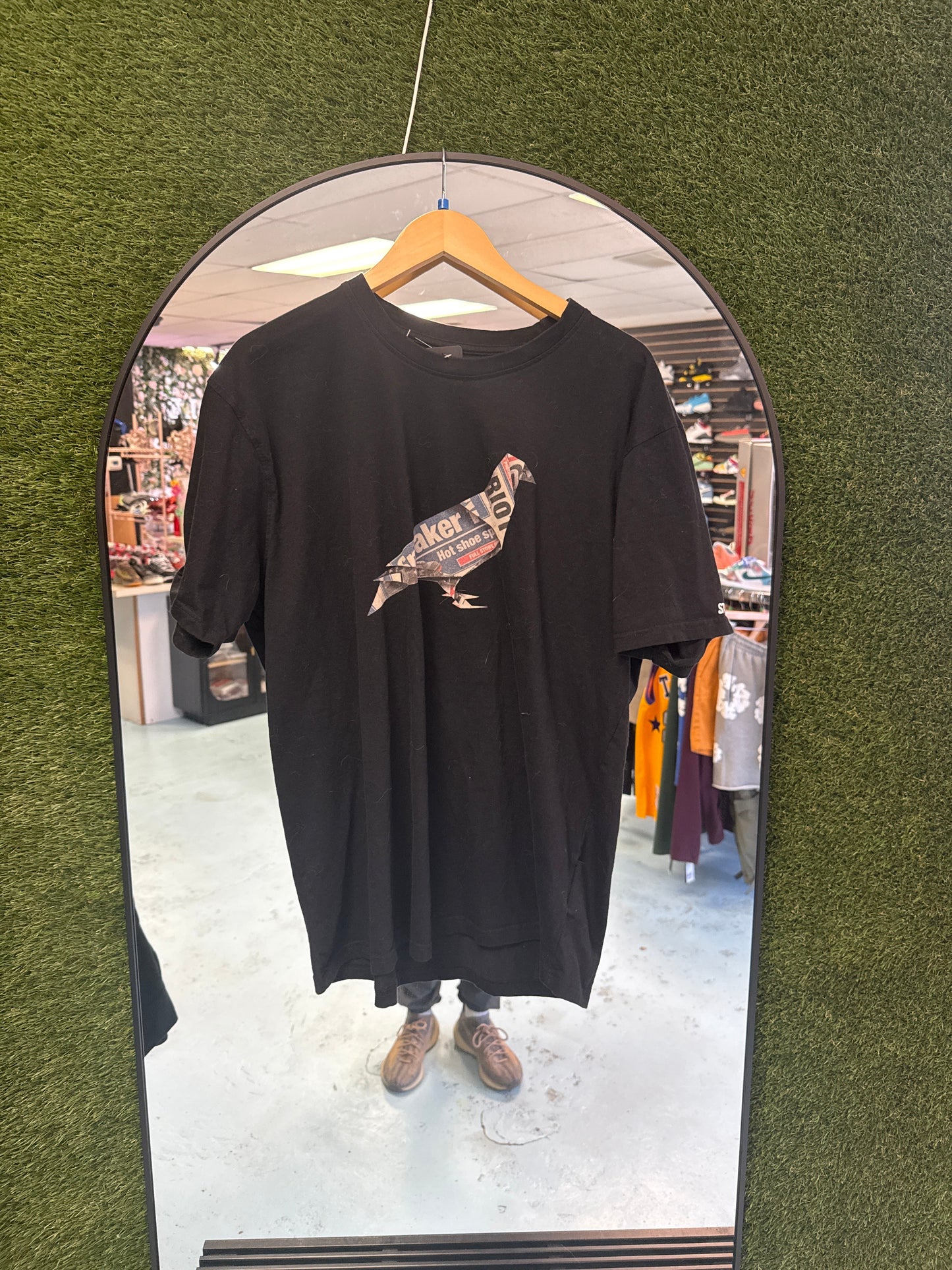 Black Staple Pigeon Sneaker Tee Shirt