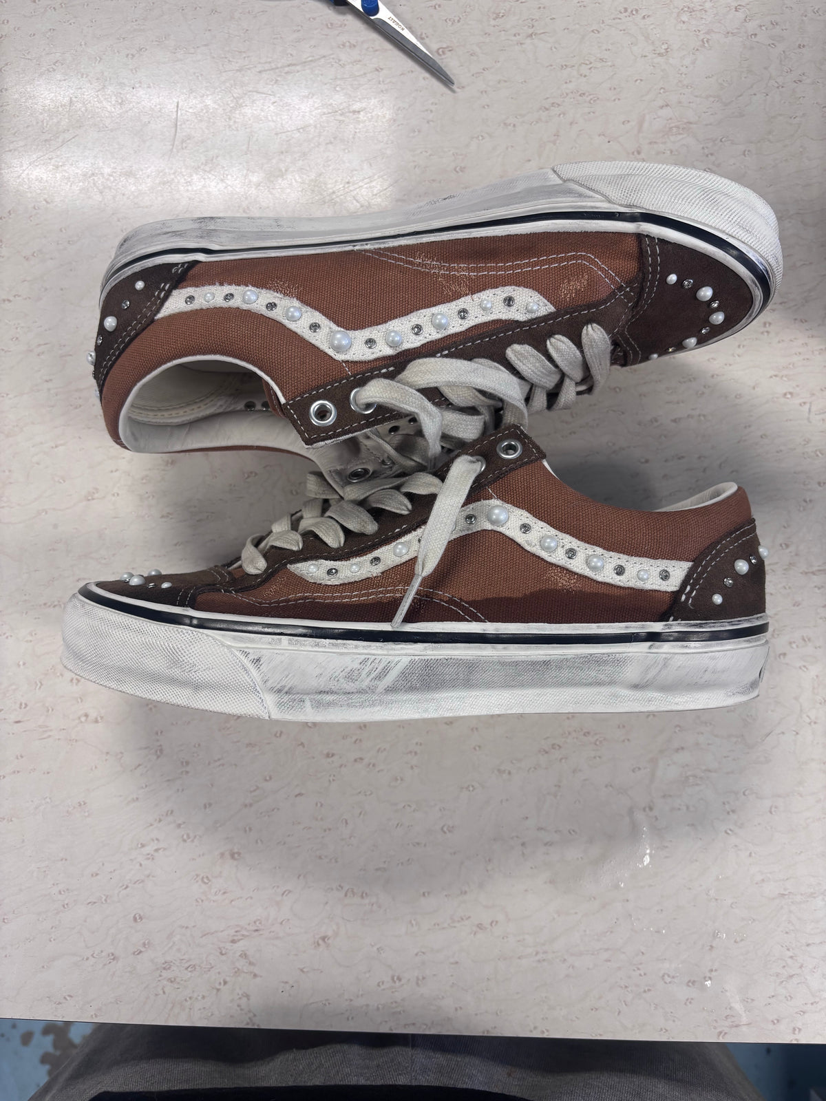 Vans LX Old Skool 36 Pearlized Pack Vintage Cocoa Brown