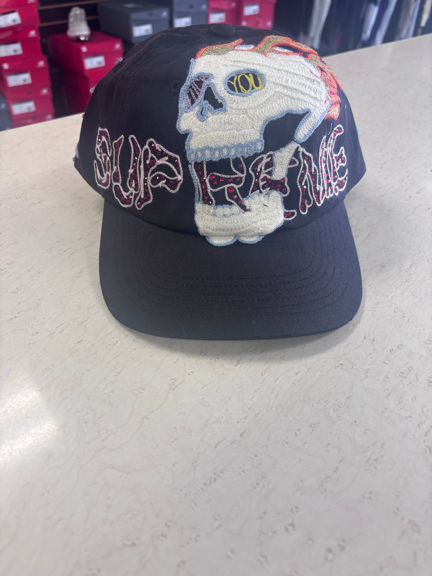 Supreme Masato Skull 6-Panel Cap