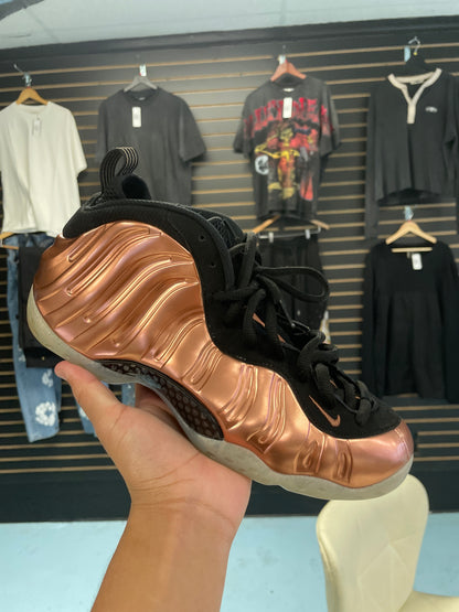 Size10.5 Nike FoamPosite One Copper Pre Owned/W Box