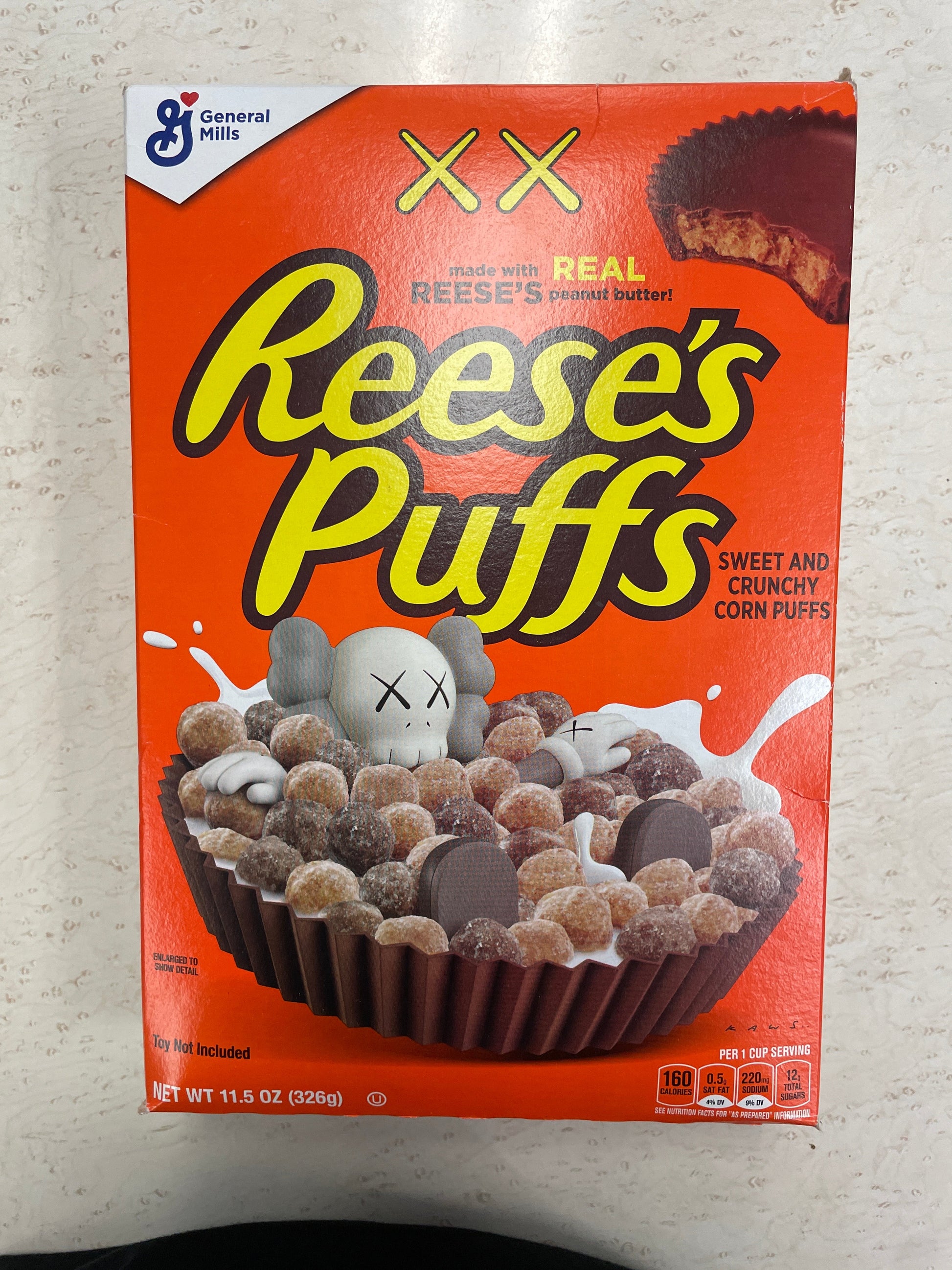 Kaws X Reeses Puff