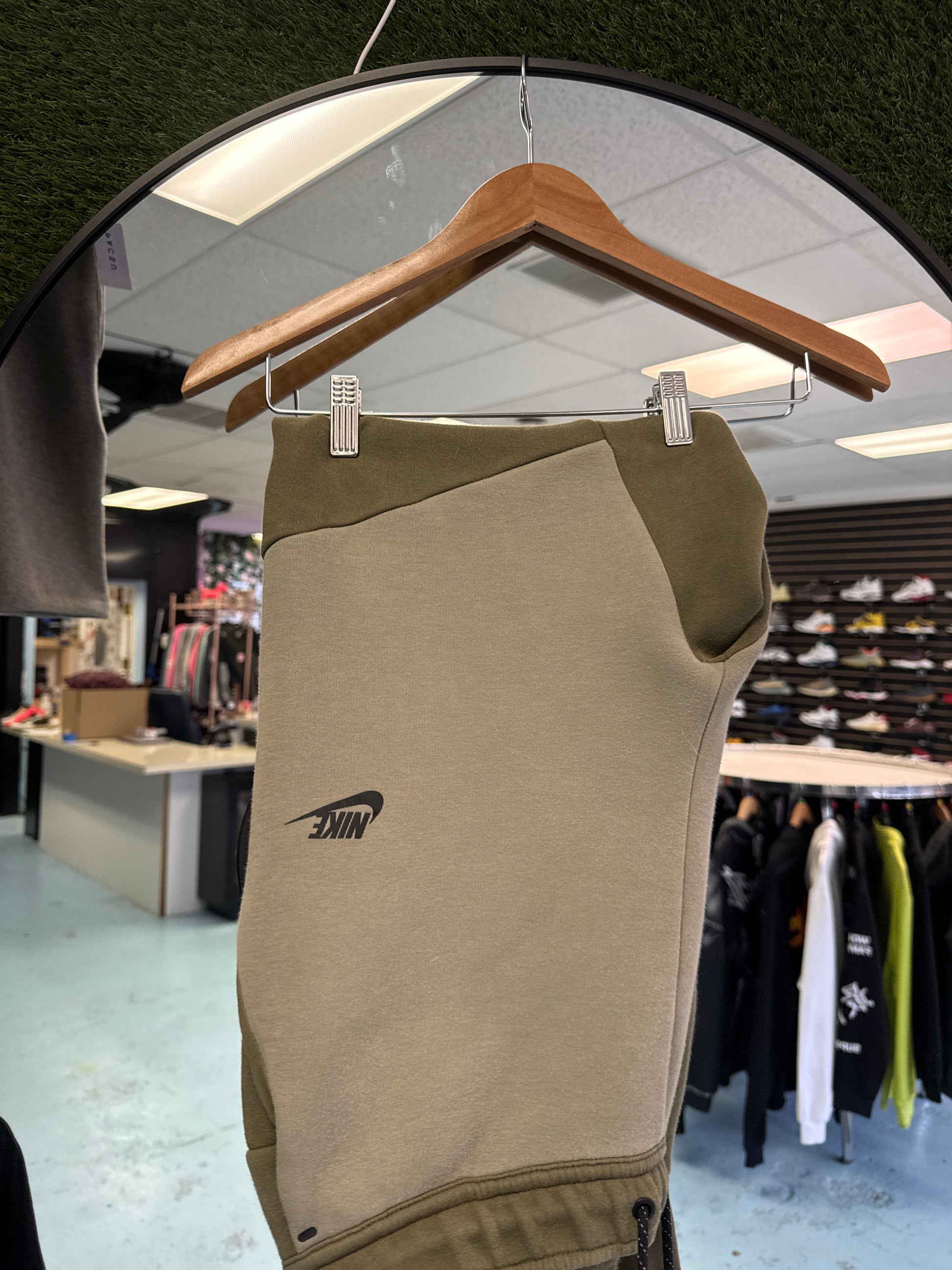 Olive Green Nike Tech Pants