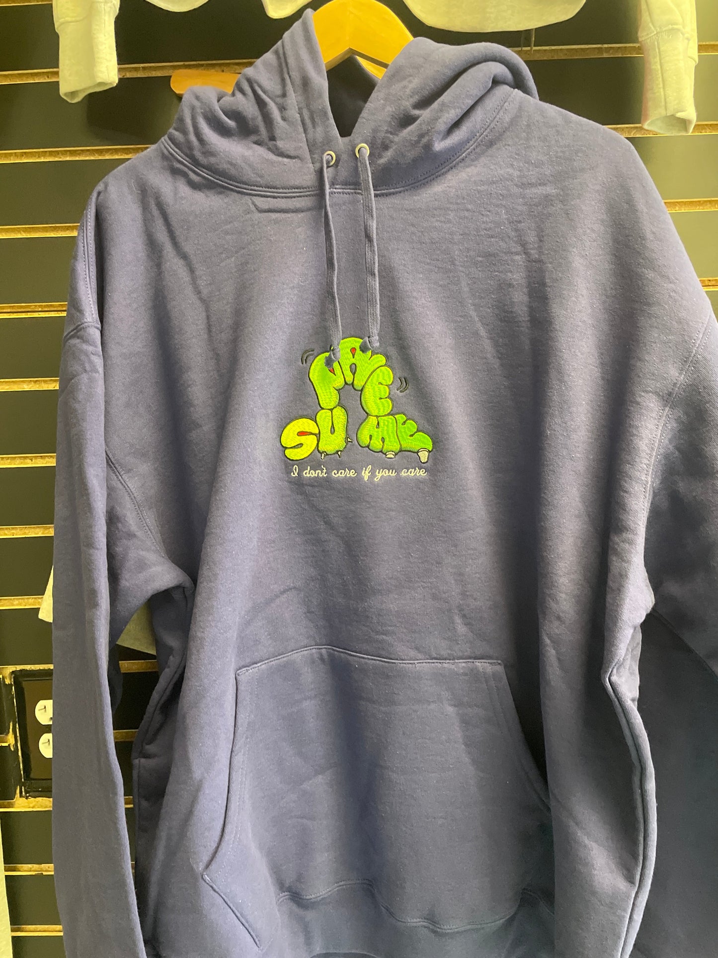 Supreme Dont Care Purple Hoodie