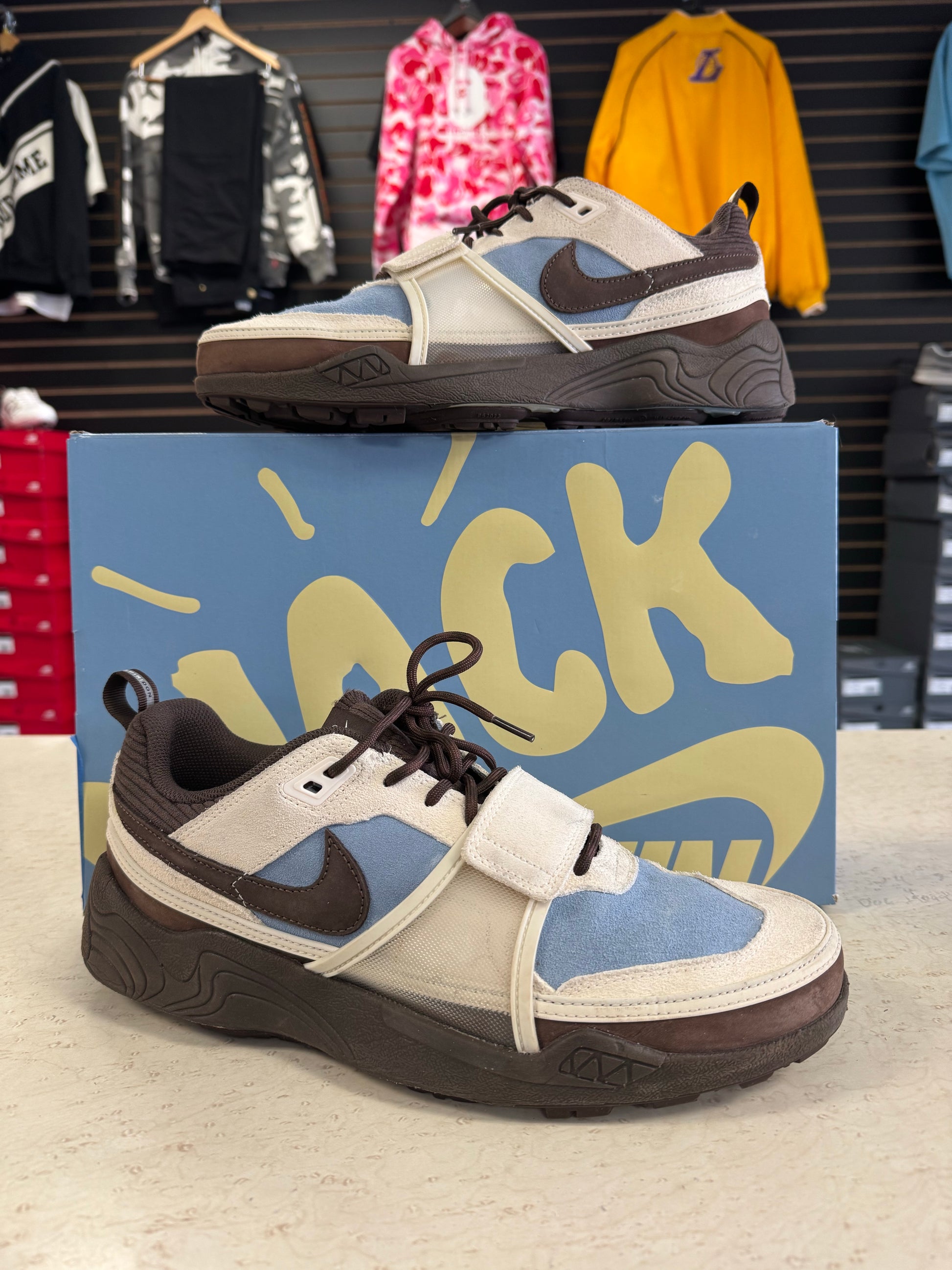 Nike Zoom Field Jaxx Travis Scott Leche Blue