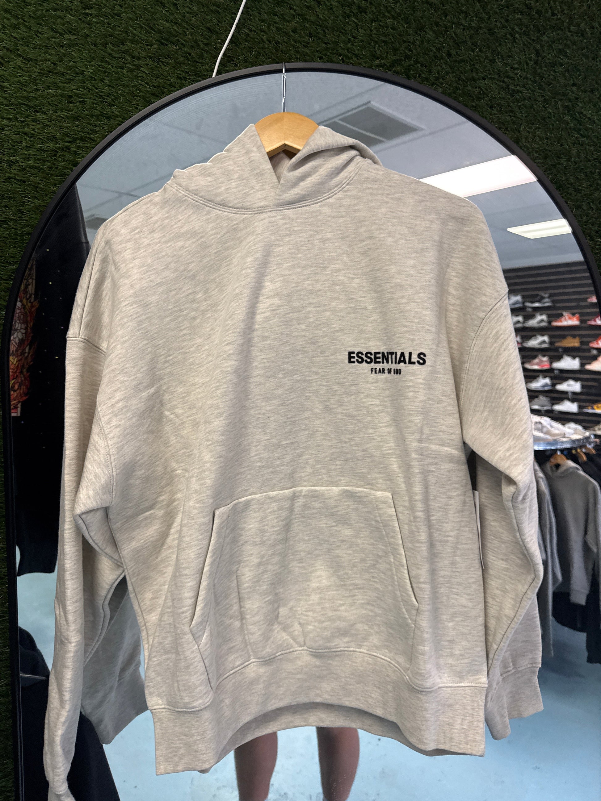 Essentials Light Oatmeal Hoodies