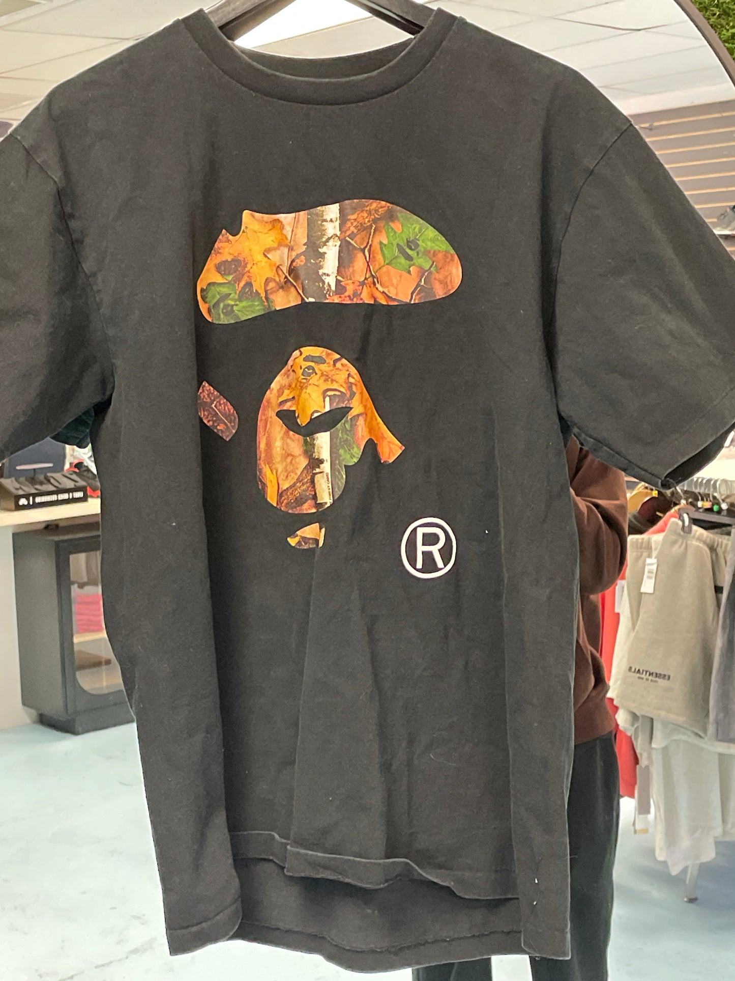 Camo Bape Black Tee