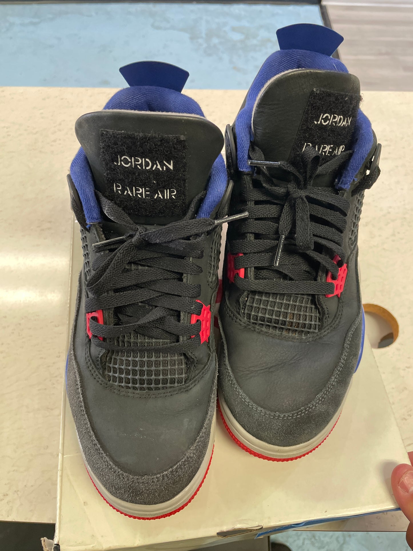 Size9 Jordan 4 Rare Air Pre Owned/Rep Box