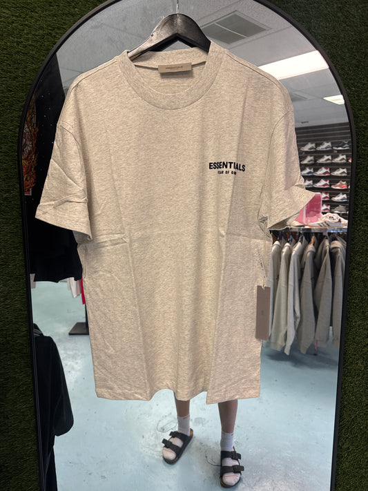 Essentials Light Oatmeal Tee NEW