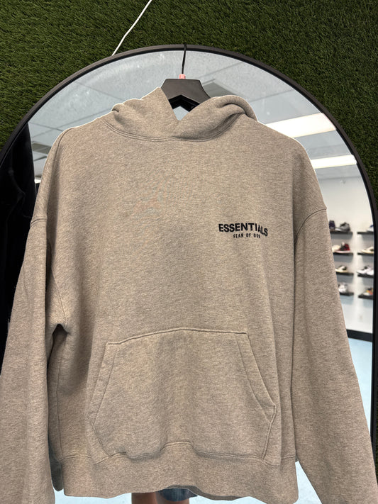 Essentials Dark Oatmeal Hoodie