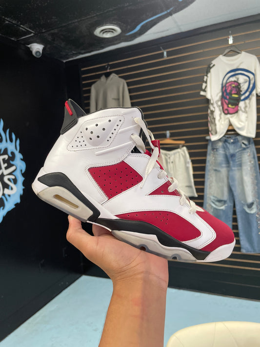 Size10 Jordan 6 Carmine Pre Owned/No Box