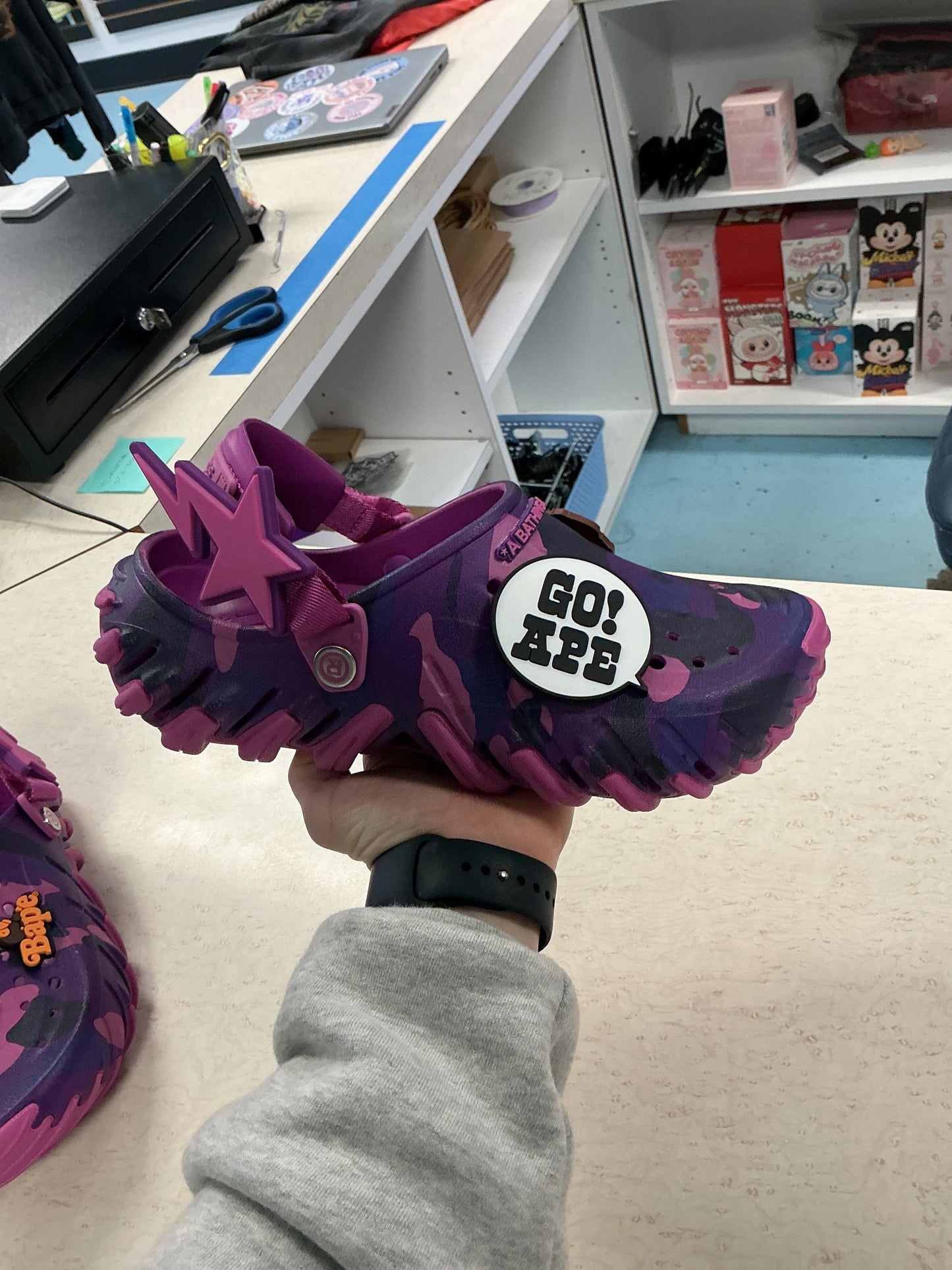 Crocs Echo RO Clog Bape Grapeberry Camo