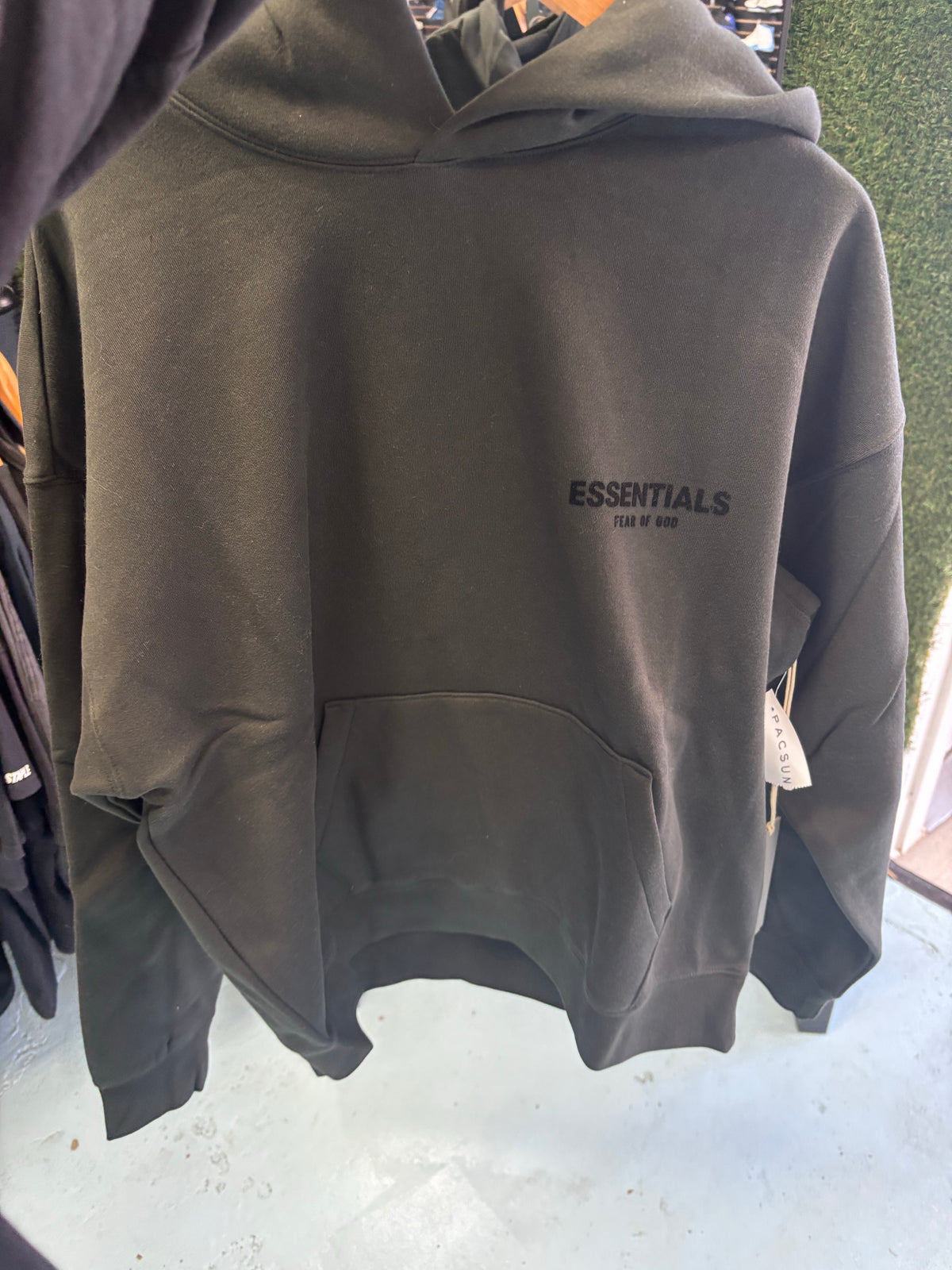 Essentials Black Limousine Hoodie