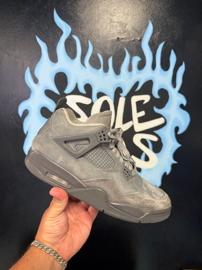 Size11 Jordan 4 Wet Cement Pre Owned Og None