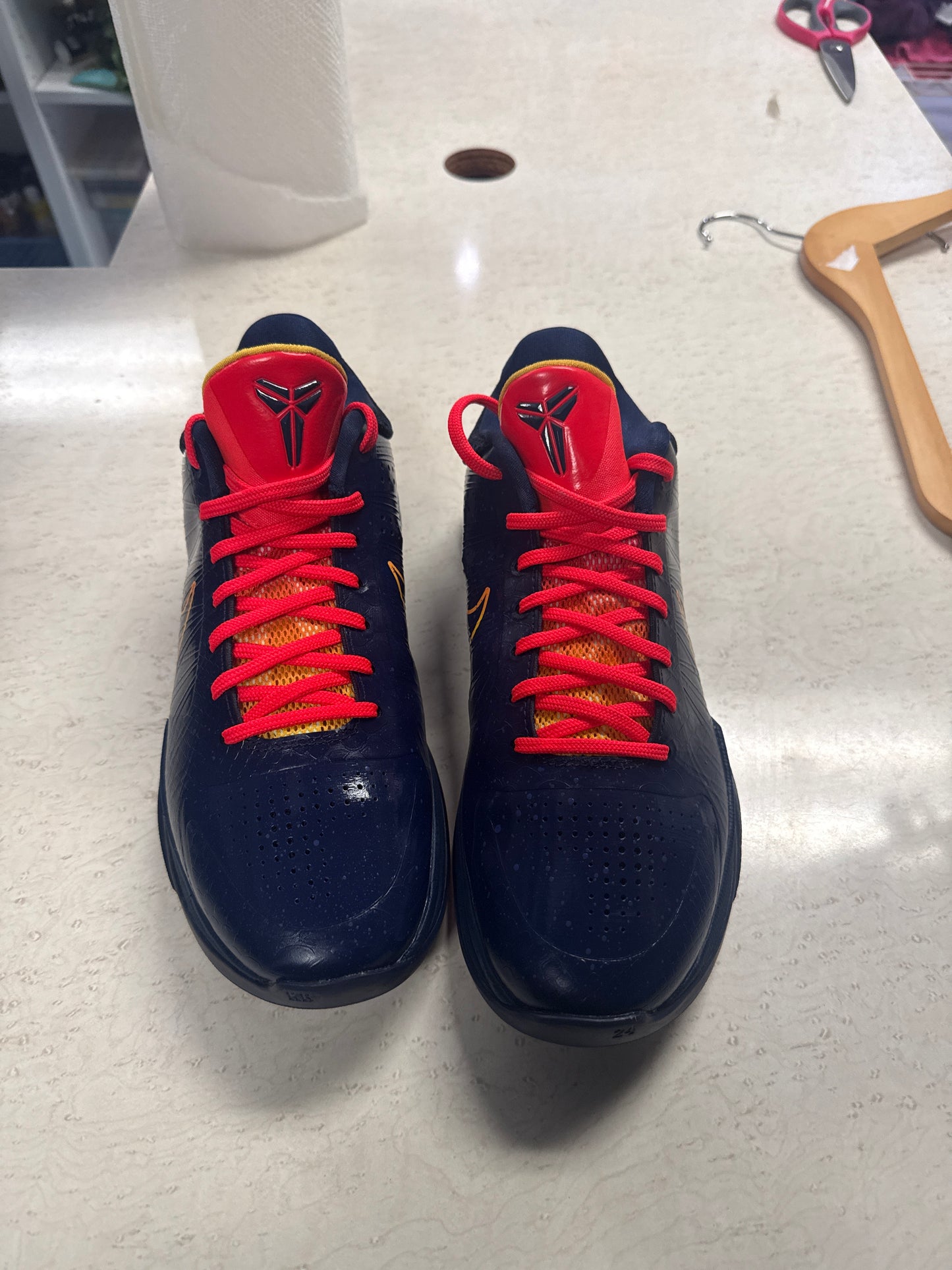 Size8 Nike Kobe 5 Protro Caitlin Clark Indinana Fever Worn Once Og-All