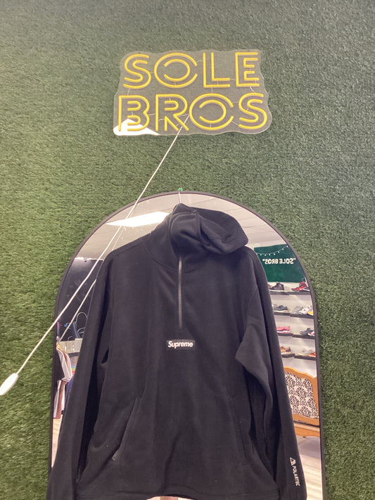 Size XL Supreme Half Zip Black New