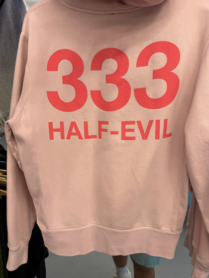 Half Evil Pink 333 Hoodie