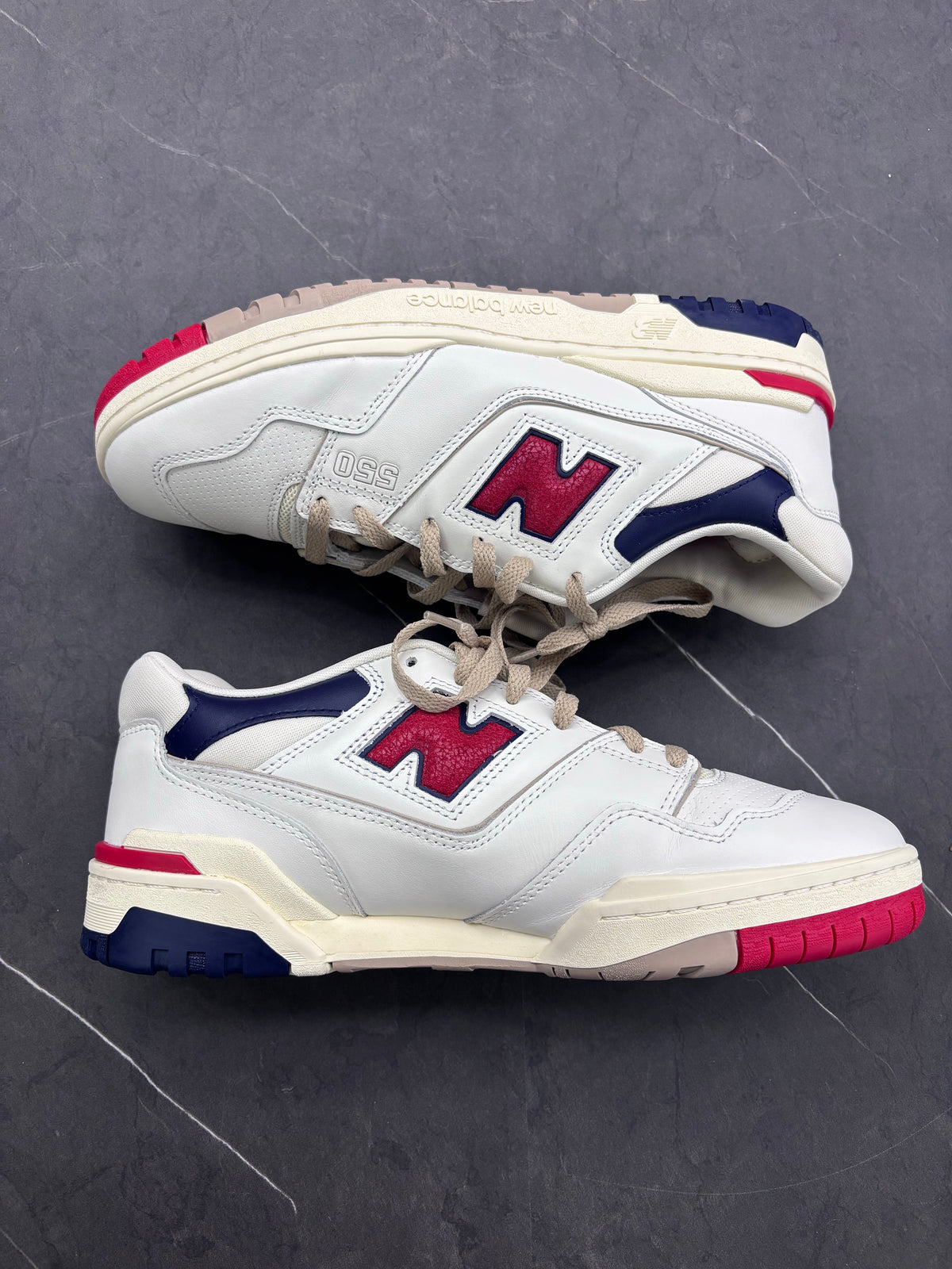 New Balance 550 Aime Leon Dore White Navy Red