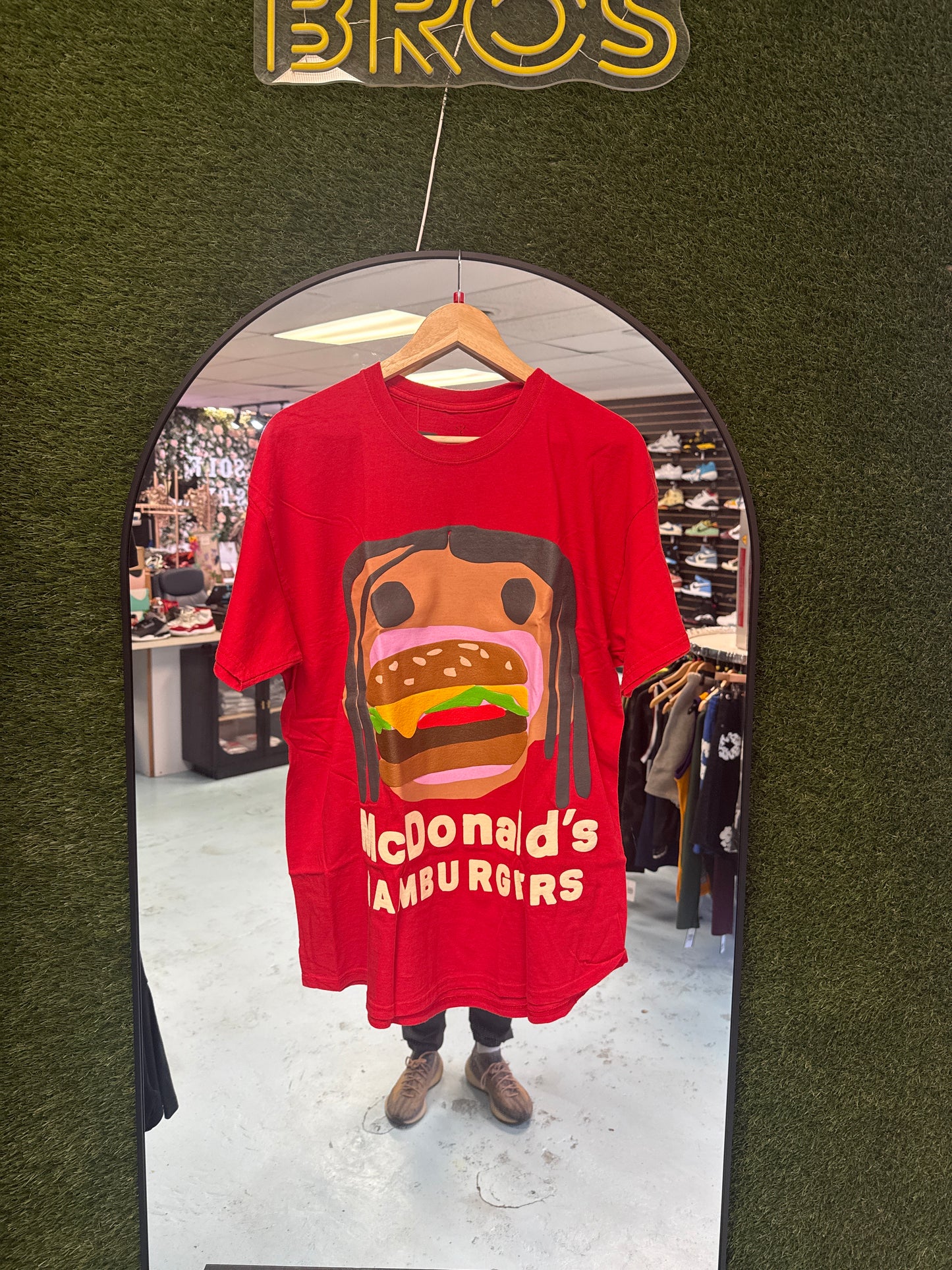 Size Large Red Travis Scott McDonald’s Tee New