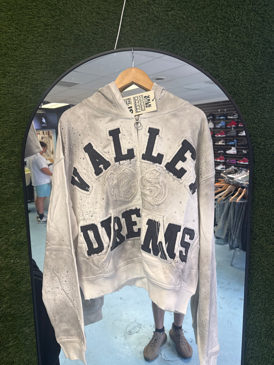 Size Large Valley Dream Sapphire White Hoodie New ￼