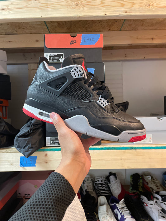 Size12 Jordan 4 Bred Reimagined Pre Owned/W Box