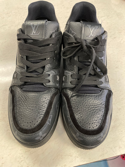 Size9UK (10US) Louis Vuitton Trainer Monogram Eclipse Pre Owned/No Box