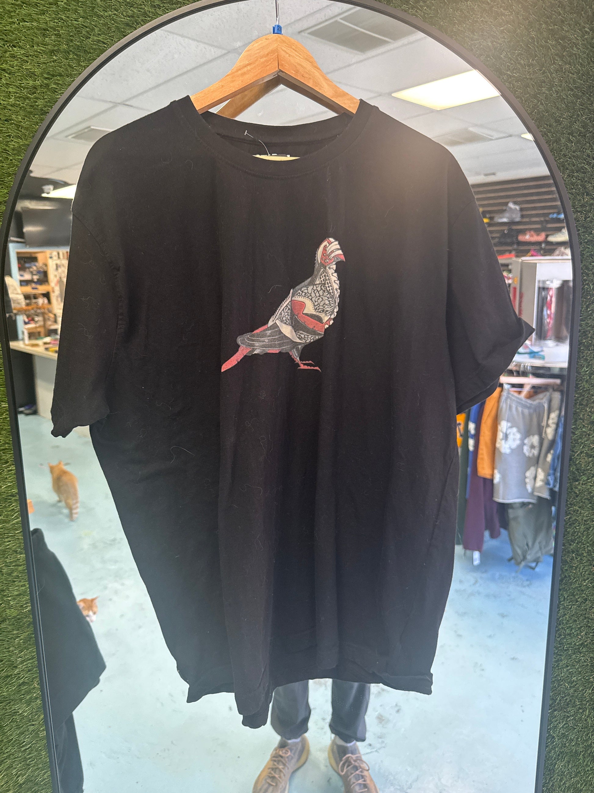 Black Staple X Sneaker Pigeon Tee Shirt