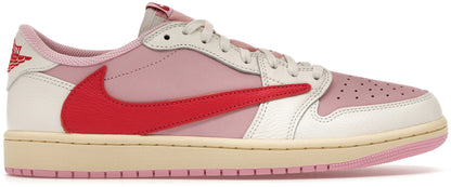 Jordan 1 Retro Low OG SP Travis Scott Sail Tropical Pink