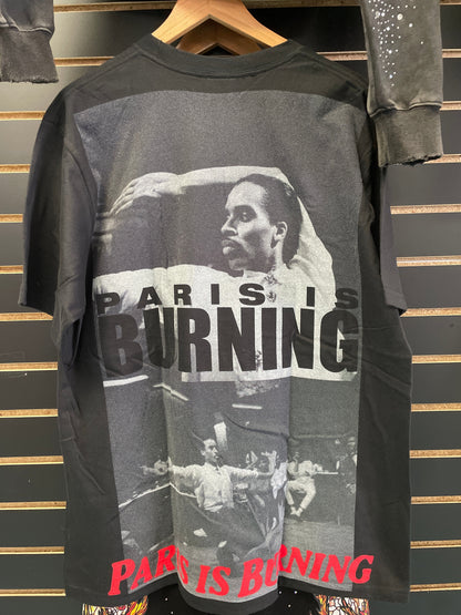 Supreme Paris Is Burning Black Tee
