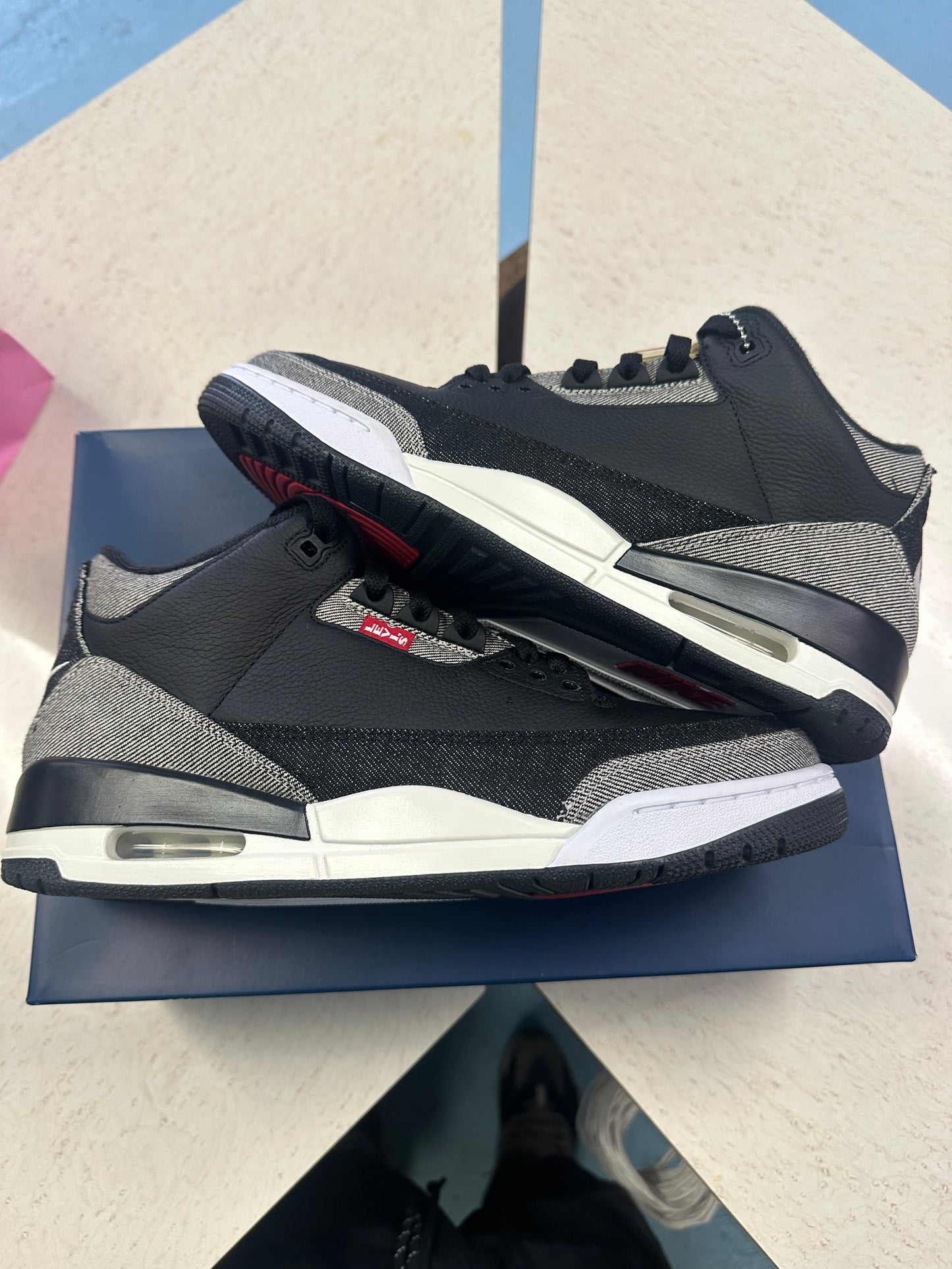 Jordan 3 Retro Levis Black