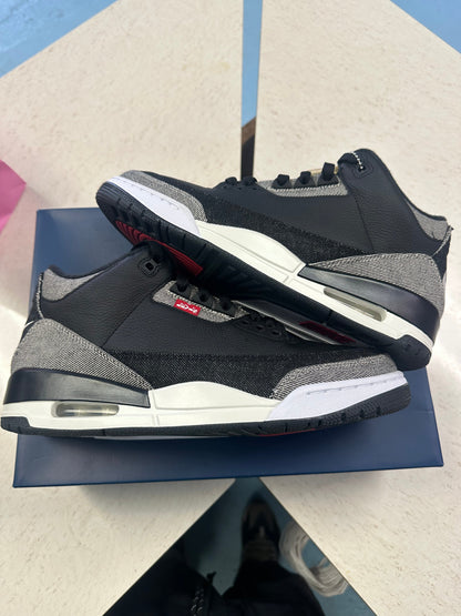 Jordan 3 Retro Levis Black