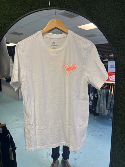Size Medium White Sole Food T-Shirt Pre-Owned