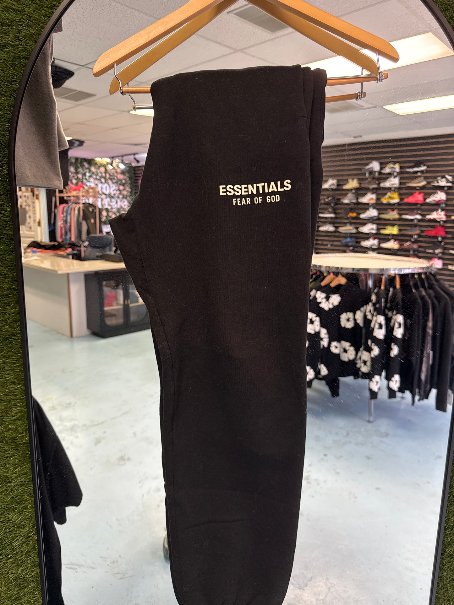 Essentials Black/White 2024 Pants