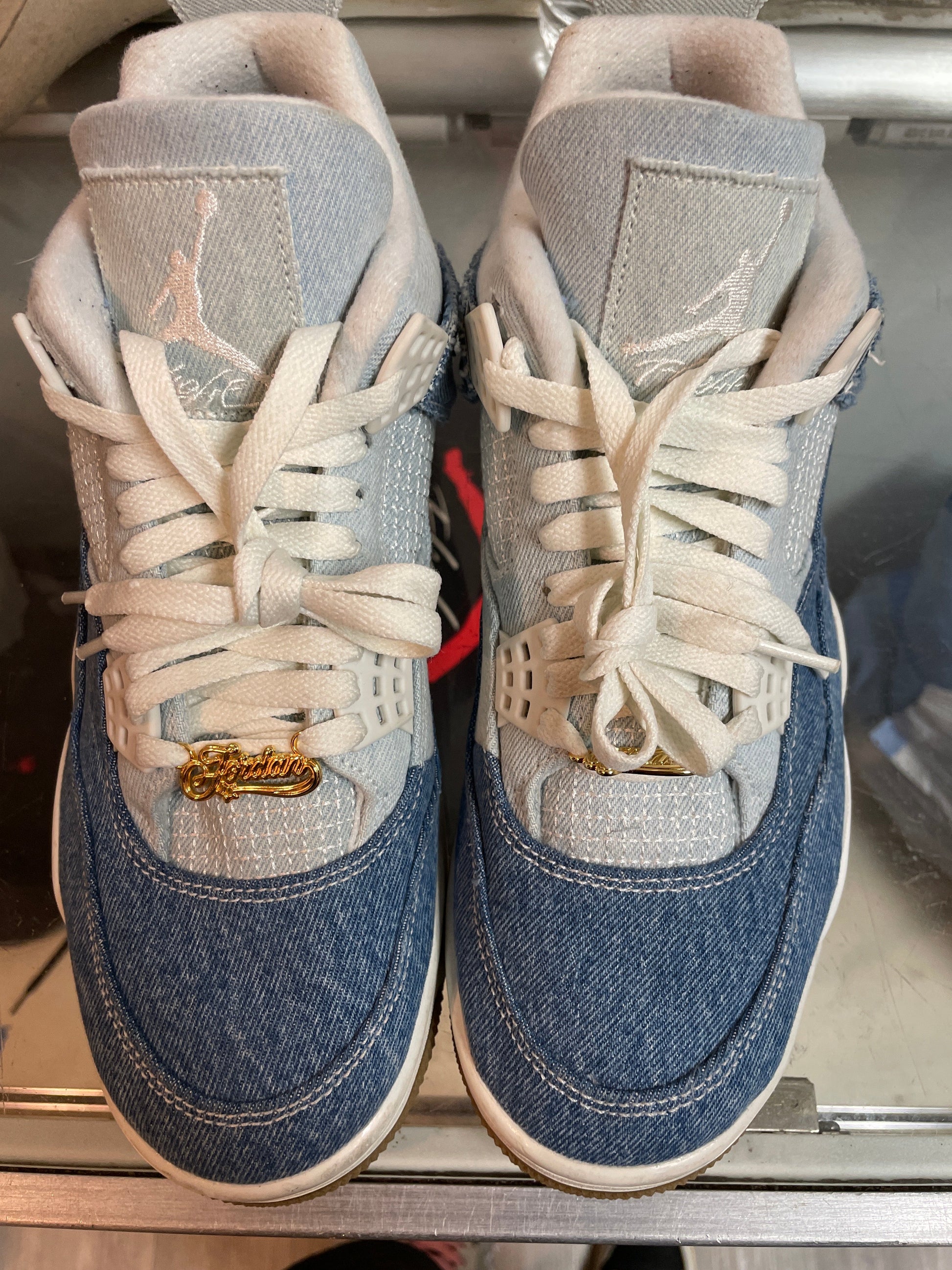 Jordan 4 Retro TEX Denim Worn Blue (Women's)