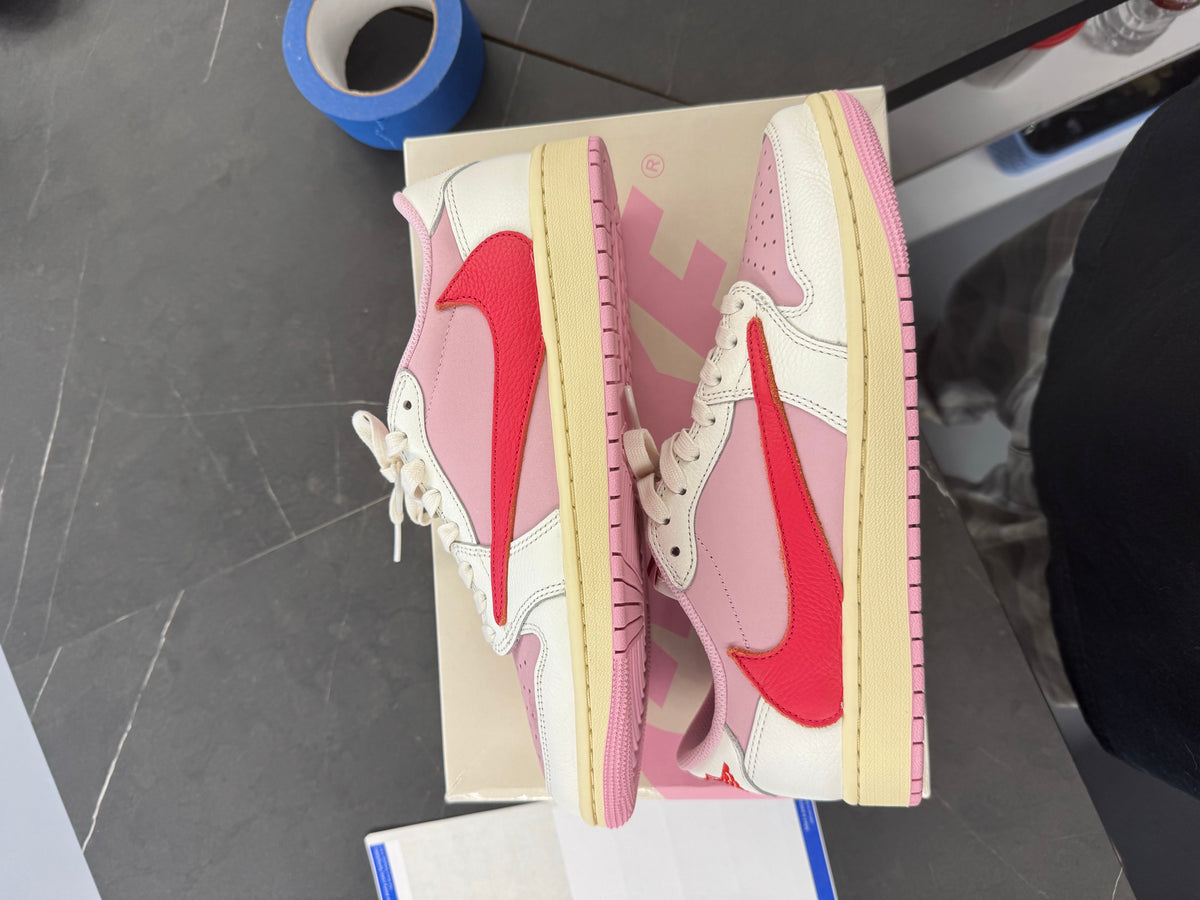 Jordan 1 Retro Low OG SP Travis Scott Sail Tropical Pink