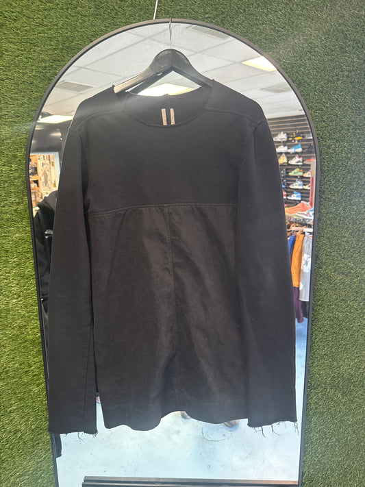 Size XL Rick Owen Black Long Sleeve Pre-Owned