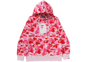 BAPE ABC Camo By Bathing Ape Pullover Hoodie Pink