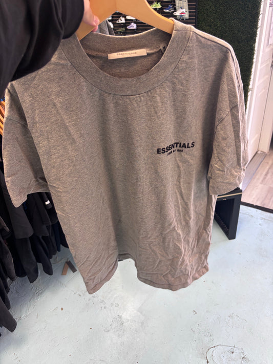 Essentials Dark Oatmeal Tee