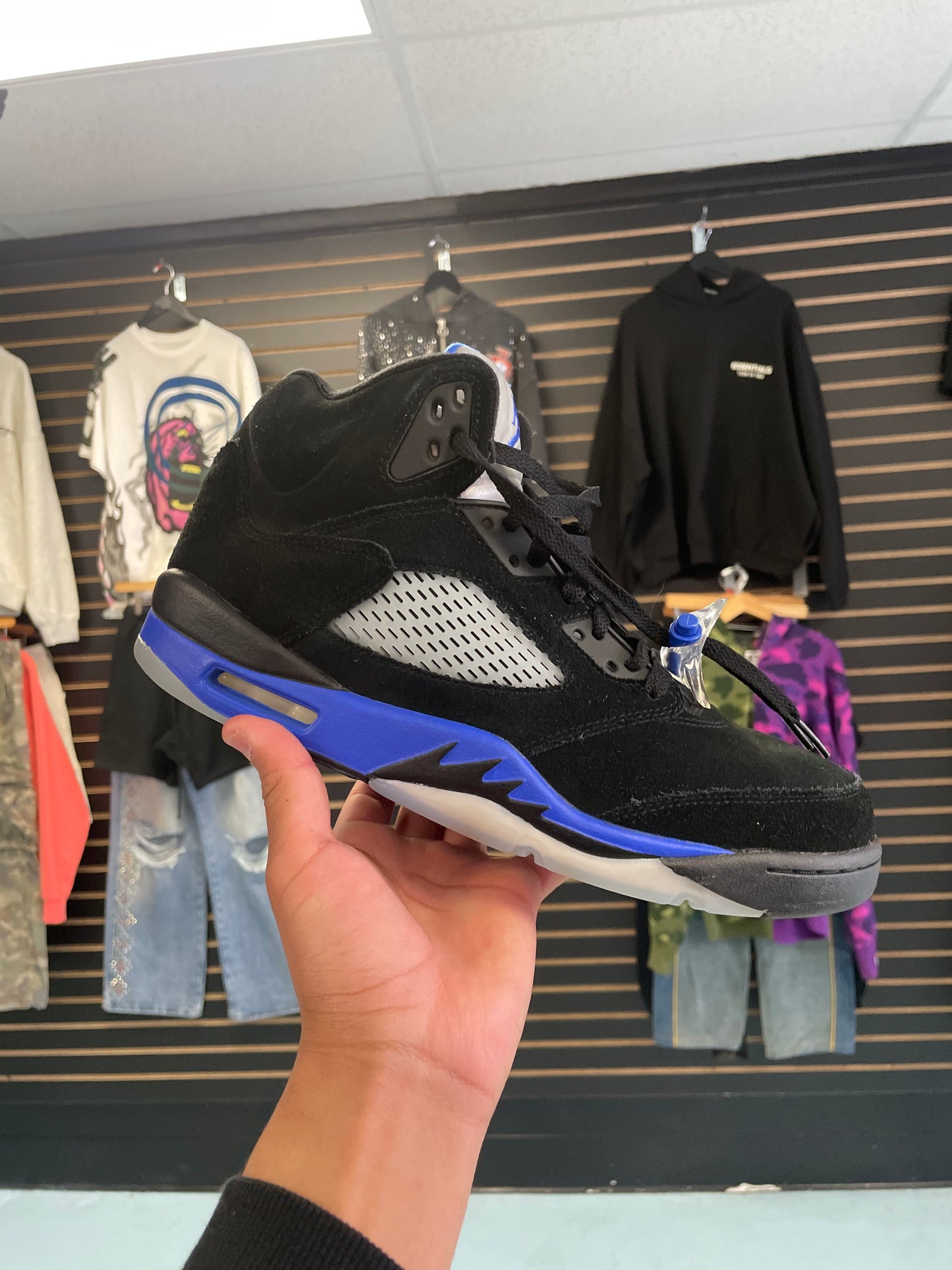 Size11 Jordan 5 Racer Blue Pre Owned/W Box