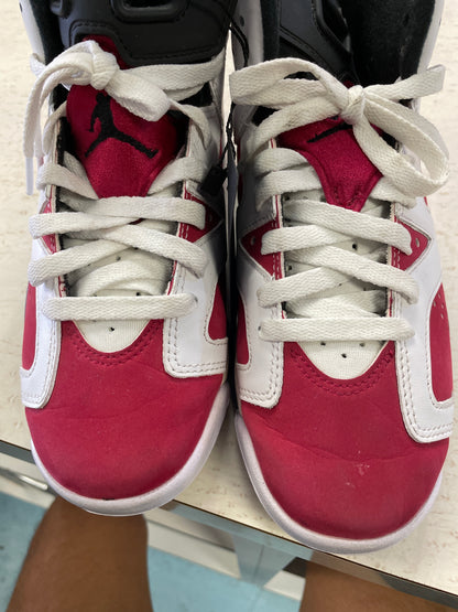 Size4y Jordan 6 Carmine Pre Owned/No Box